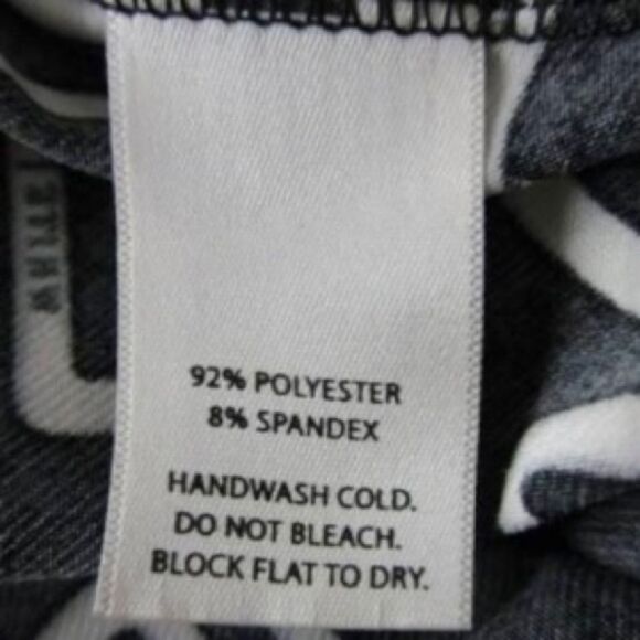 WHITE HOUSE BLACK MARKET Chain Black White A Line Career Business Skirt Medium - Picture 13 of 14